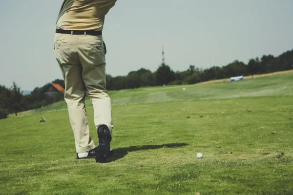 golf swing fairway